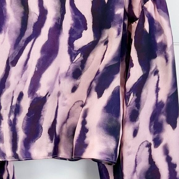 Topshop Love At First Scroll Blouse Womens 4‎ Tie Dye Fairycore Bohemian Whimsy - Picture 8 of 14